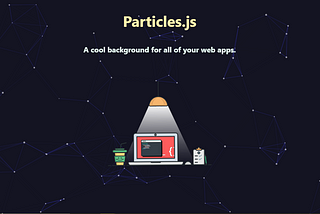 Creating an Interactive Background in React with Particles.js