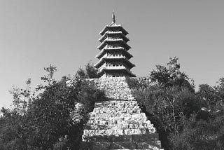 Workers by the Pagoda