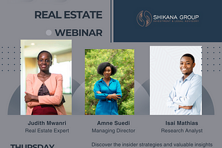 Real Estate Webinar by Shikana Law — Judith Mwanri from Hamia Hapa