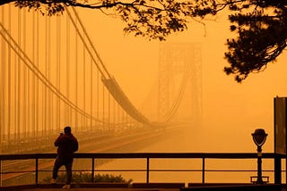 Canadian Wildfires clouded Northeastern air. I turned to Google Bard and ChatGPT for some answers.