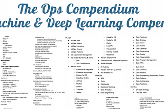 The ML & Ops Compendium Open Books
