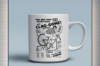 OFFICIAL Clag gone pedal away those tag nut blues mug