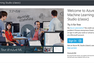 ทำความรู้จักกับ Azure Machine Learning Studio