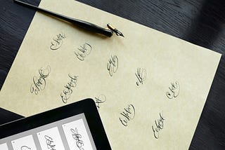 The fading art of signatures