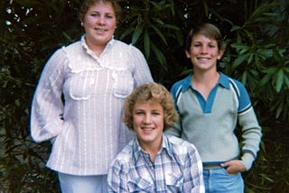 Jenny, Jay and Gary Smith in June 1980, three months after the murder.