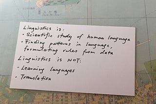 語言學——可能係世界上最易扮識嘅科學