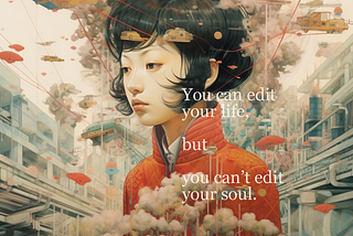 You can edit your life, but…