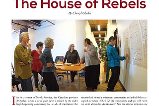 The House of Rebels: behind the system of support for collaborative communities.