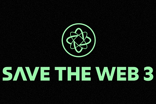 Save the Web 3 Website banner