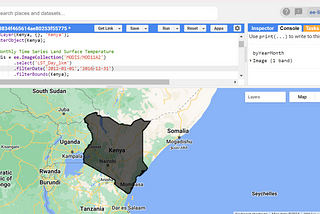 Land Surface Temperature in Kenya