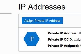 Working with Virtual IPs in Oracle Cloud