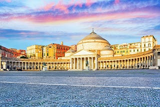 Naples, Enhances the Plebiscite Square and Its Underground Areas.