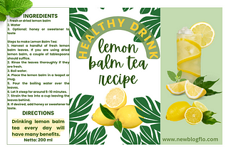 Revive Your Senses with Zesty Lemon Balm Tea recipe