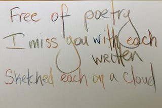 Freed from poetry