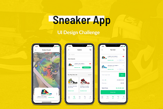 Sneaker App  — UI Design Challenge