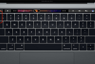 Getting your escape key back on a Macbook Pro 2016/2017 with Touch Bar