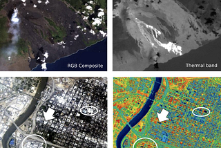 Thermal imaging with satellites