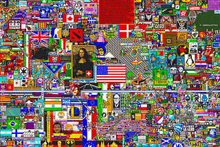 “Place” — A collaborative art piece by the users of Reddit
