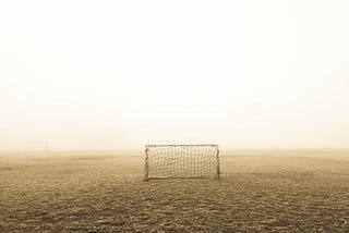 Soccer Goal in the middle of a field