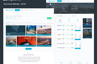 Case Study UI/UX — Skyscanner Redesign
