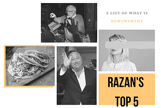 Razan’s Top 5: January 3