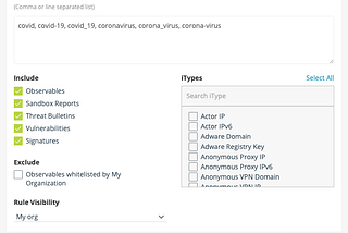 A sample rule https://www.anomali.com/images/uploads/blog/rules-engine-enhancements2.png