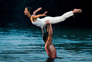 Jennifer Grey and Patrick Swayze in “Dirty Dancing.” (Courtesy Lionsgate)