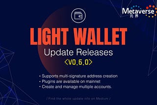 Lightwallet (V0.6.0) Releases