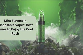 Mint Flavors in Disposable Vapes: Best Times to Enjoy the Cool Rush