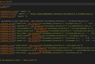 Enqueuing Scripts & Stylesheets in WordPress Local Environment