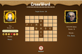 Crossword game using React and Firebase