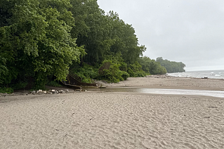 Early morning storm sets off overflow at Edgewater Beach