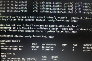 Creating K8s with kops on the Cloud