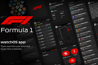 Case study: designing an Apple Watch app for Formula 1