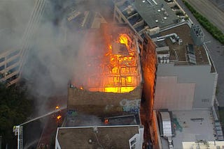 Massive Fire Destroys Two Buildings in Sydney CBD, Smoke Engulfs City