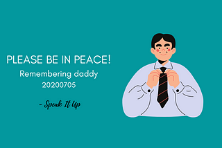 Remembering Daddy!