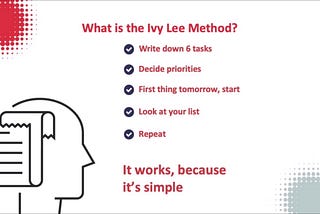 ☕ The Ivy Lee Method