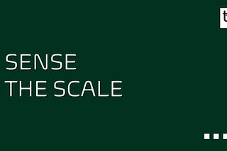 SENSE THE SCALE