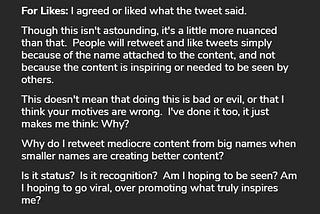 The Psychology of the Retweet