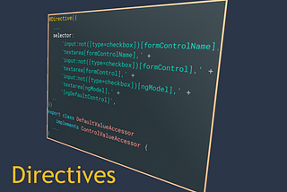 Anatomy of Angular Attribute @Directive selector