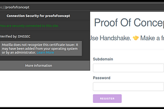 Building a secure website on your Handshake TLD