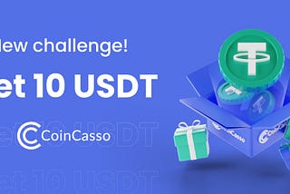 Register on the CoinCasso exchange, go through KYC and get a 10 USDT bonus!