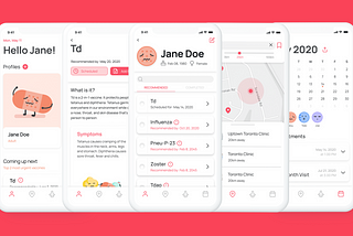 Designing an Immunization App in 6 Weeks–A UX/UI Case Study