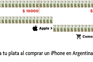 En Argentina comprás el iPhone más caro del mundo, pero ¿quién se lleva tu plata?