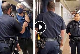 Well Damn: NYPD Officers Push Man Out Of Subway Station After He Asked Them To Wear Masks!