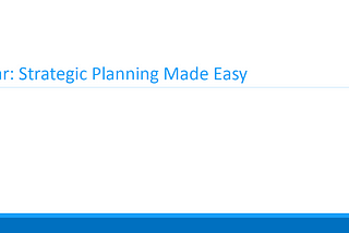 Wavelength Webinar: Strategic Planning for the Future