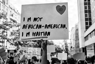 I’m not African-American, I’m Haitian