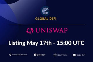 GDeFi Public Sale Oversubscribed, Listing On Uniswap On May 17