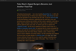 Fake Meat? The Personal Computer was a Fad