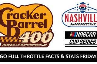 GFT Facts and Stats Friday: Data and Race Predictions for the Cracker Barrel 400 at Nashville…